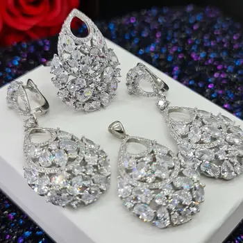 

Set Jewellery Silver 925 zircon