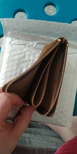 Coin Purse Id-Card-Holder Zipper-Clamp Small Wallet Money Vintage Genuine-Leather Clutch