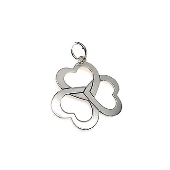 

Pendant Silver law 925m 30mm. United hearts [AA7865]