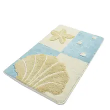 Коврик для ванной-коврики | коврик для ванной нескользящие Противоскользящие коврики морские звезды синий 60X100 см