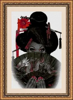 

CROSS STITCH KIT PANDATHREAD CULTURE ASIATICA 30734