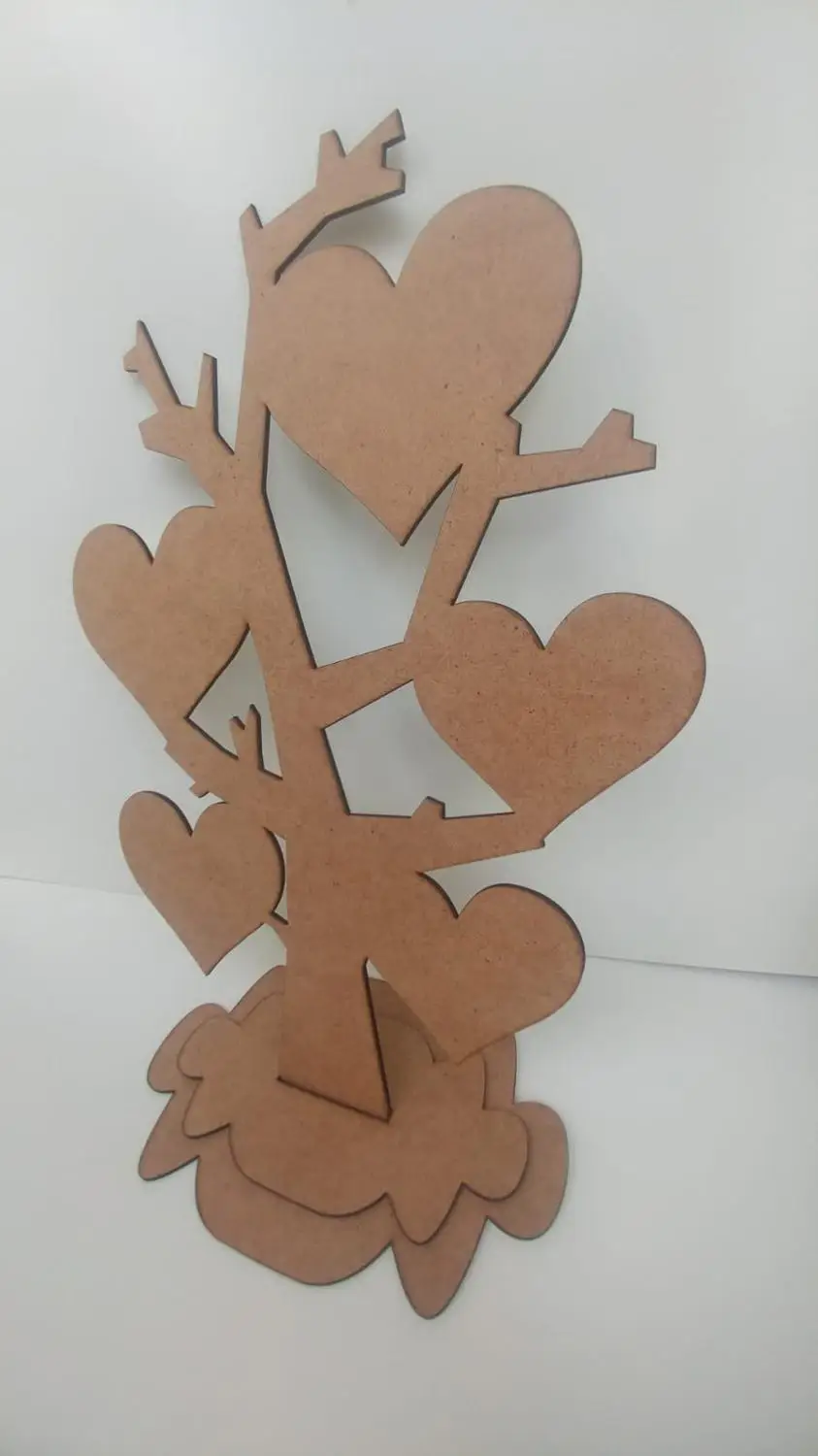 Lazer Kesim Mdf Fotoğraf Çerçevesi Resimlik(Boyanabilir