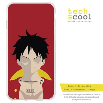 

FunnyTech®Silicone Case for Samsung Galaxy S8 Plus L Series One Piece Monkey D. Luffy