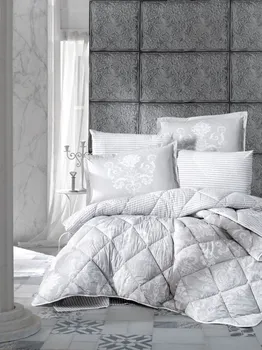 

Romantic and Modern Double Ranforce Sleeping Set Designed from 100% Cotton It consists of 7 pieces (Quilt, sheet, pilowcase (.