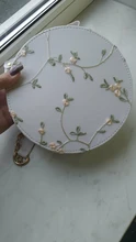 Bolsos redondos de encaje para mujer, bandoleras cruzadas de piel sintética de alta calidad, con cadena de flores frescas pequeñas, gran oferta, 2020