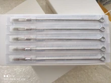 Agujas de tatuaje de acero desechables, delineador redondo para tatuar, equipo de tatuaje de alta calidad, 50 Uds.