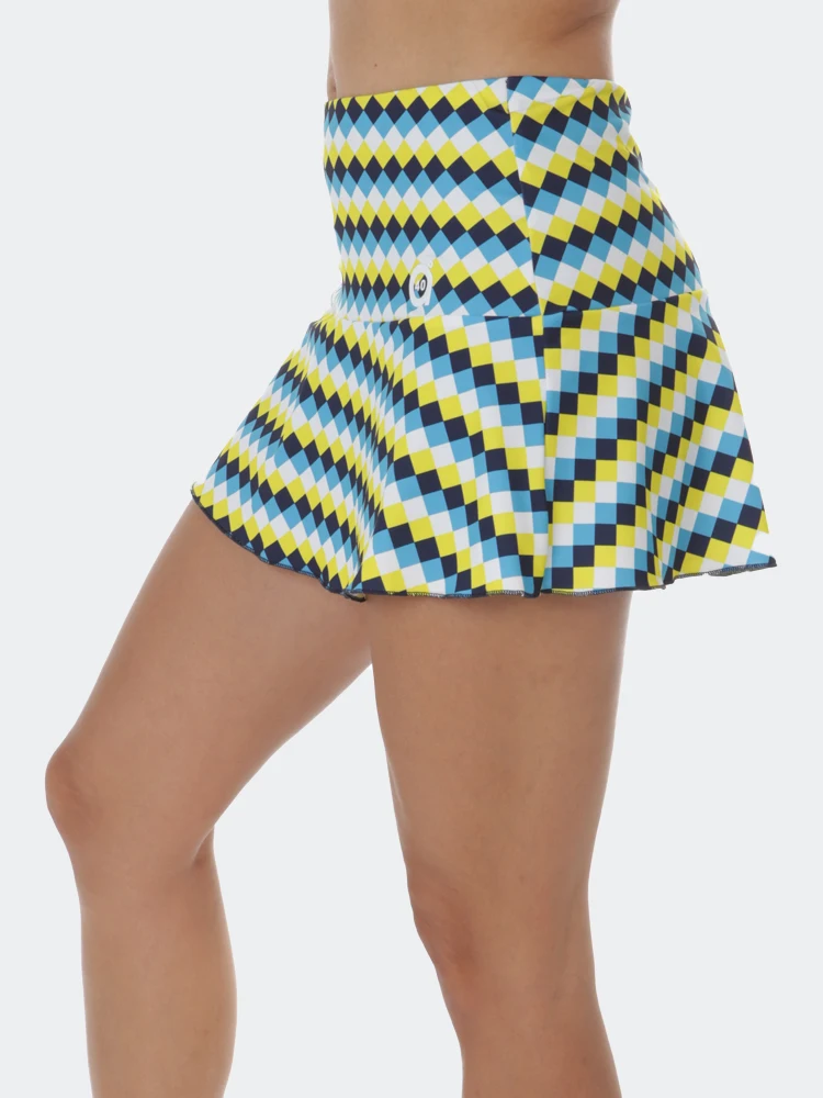 Woman Tennis and Paddle a40grados Sport & Style Skirt Geometric 