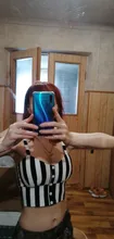 Crop-Top Camisole Back-Elastic Sexy Plus-Size Summer Woman Sleeveless Button Gkfnmt 3XL