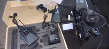 Debra Audio-micrófono inalámbrico Lavalier UHF, 30 canales seleccionables, rango de 50m, para cámara DSLR, entrevista, grabación en vivo