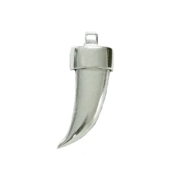 

Pendant 925 Sterling silver m Tusk Horn matte [788]