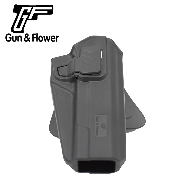 Пистолет и цветок Уровень II быстро тянется Тактический Внешний пояс кобура полимер весло пистолетный мешочек чехол подходит Кольт 1911
