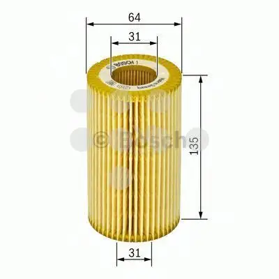 1457429126 BOSCH ВСТАВКА МАСЛЯНОГО ФИЛЬТРА
