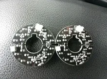 Placa LED IR de 90 grados para cámaras de vigilancia, accesorios de CCTV, luz infrarroja, 24 granos, visión nocturna, diámetro de 44mm