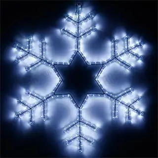 025307 Фигура ARD-SNOWFLAKE-M4-750x750-324LED White(230V, 18W) ARLIGHT