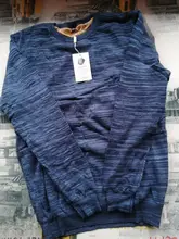 Suéter de lana y algodón para hombre, Jersey informal, Vintage, de colores combinados, cuello redondo de moda, Jacquard grueso y cálido