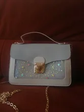 Mini bolso de hombro cuadrado pequeño para mujer, bandolera de mensajero de diseñador de lentejuelas de estrella a la moda, cartera de mano rosa