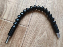 Broca de destornillador eléctrico multifuncional, manguera flexible Universal de serpiente, conexión de eje cardán, extensión blandas, varilla de enlace