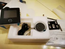 KAK-Timbre electrónico con pantalla LCD para puerta, campana con cámara de grabación, visor digital de 2,8, mirilla inteligente