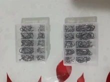 Fly Fishing Hook Worm Jig-Hole-Pesca High-Carbon-Steel Barbed-3 Pond 10-Series 100pcs/Box