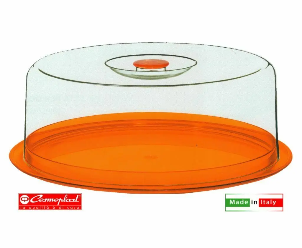 Container COPRITORTA IN thermoplastic sweet round tray with lid for food  holder assorted colors - AliExpress