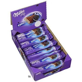 

Milka Oreo bars 37 gr. Boxed 24 units