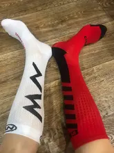 Calcetines altos hasta el muslo para hombre y mujer, calcetín de compresión para ciclismo, de fútbol y baloncesto, 2020