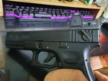 Visor de punto rojo para rifle, mira apta para weaver carril de 20mm para Airsoft/Rifle de caza, mini RMR