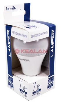 

Lamper lamp led A60 E27 7W 4000K 590lm 220V