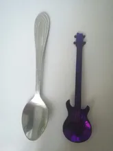 Spoon Guitar-Shaped Coffee Stainless-Steel 7-Colors New 1pcs Tea-Use Beautiful