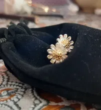 Pendientes de plata de ley 925 de moda pendientes con forma de Margarita pendientes para mujeres chica hipoalergénico de plata-joyería de Brincos VES6005