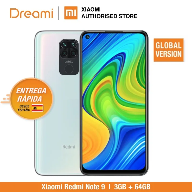 Global Version Xiaomi Redmi Note 9 3GB RAM 64GB ROM (Brand New / Sealed) redminote9, note9, Smartphone mobile Global Version Xiaomi Redmi Note 9 3GB RAM 64GB ROM (Brand New / Sealed) redminote9, note9, Smartphone mobile
