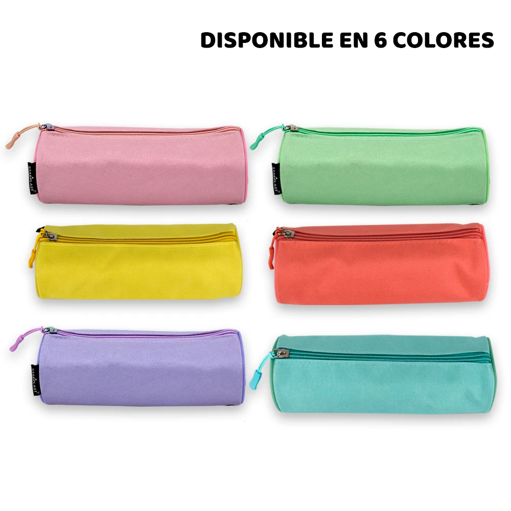 Starplast, Estuche de Tela Dura Colores Pastel, Con Cremallera de Calidad Resistente, Tamaño 20cm X 8cm, Uso Escolar y escolares| - AliExpress