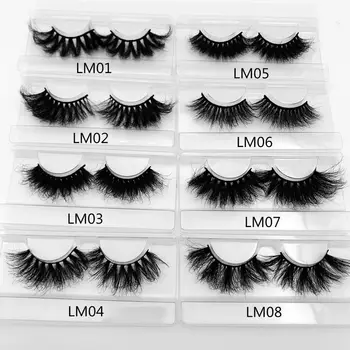 

Rainsin 3d Mink 28 mm 16Styles Real Eyelashes Siberian 3d Mink Cruelty Free Eyelash 25 mm Full Strip Soft Makeup For daily
