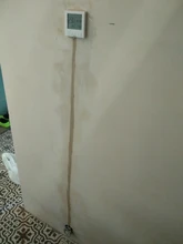 Termostato inteligente WiFi, controlador de temperatura para caldera de Gas, calefacción por suelo radiante eléctrico, pantalla de humedad, funciona con Alexa