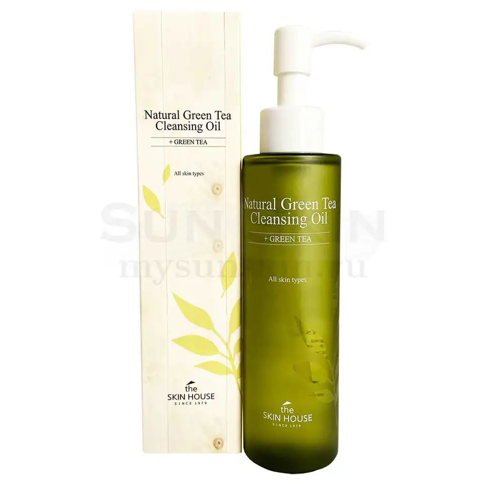 natural green tea cleansing oil
