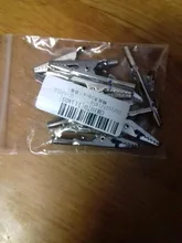 Cable Probe-Clamps Lead-Screw Electric-Test-Clips Alligator Crocodile Stainless-Steel