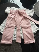 Recién Nacido chico ropa de bebé niña, Top de encaje Camiseta de manga corta pantalones 3 uds pantalones diadema traje bowknot pantalones traje 0-24M