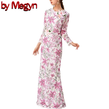 

women maxi dress long sleeve women lace party long dress beads hand made design top quality plus size christmas dress kerst jurk