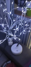 Study-Lamp Battery Holiday-Lighting-Decor Desk Fairy-Night-Light Bedside LED Christmas-Tree