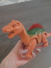 Dinosaurio eléctrico que camina, juguete de dinosaurios brillantes con sonido, modelo de animales para niños, regalo interactivo
