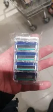 Gillette-Cuchillas de afeitar para hombre Fusion, 5 capas, cuchillas de seguridad, acero inoxidable, cuidado de la cara, 4 unidades