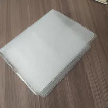 64 tarjetas de capacidad Mini titular carpetas álbumes con bling funda transparente para 6*6*9cm juegos tarjeta multifunción manga titular