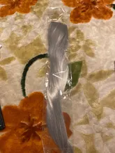 Soowee-extensiones de pelo sintético con pinza para mujer, accesorios para el cabello de una pieza, negro a gris, degradado, postizo de Clip