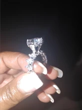 Sona-Conjunto de anillos de compromiso de Plata de Ley 925 y circonita cúbica de 8 quilates, para hombre y mujer, joyería Vintage para fiesta