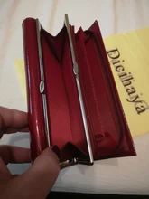 Women Wallet Purses Phone-Bag DICIHAYA Genuine-Leather Card-Holder Brand Multifunction