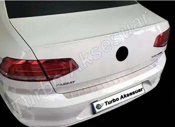 

Volkswagen Passat B8 Chrome Rear Bumper Sill (2015 and Above)