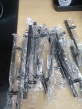 KAK 2 ~ 24 de la puerta de la cocina Bar tira hacia manija perillas del gabinete, 10mm de diámetro de acero inoxidable manija, herrajes para muebles