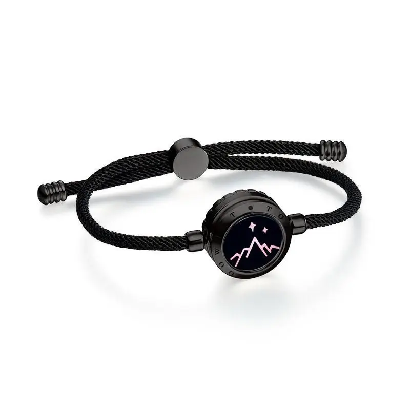 Amazon.com: LTQUS Couple Smart Bracelet Long-Distance Touch Bluetooth  Connection Love Bracelet Women and Men Jewelry Set (2 Pieces), Black :  Clothing, Shoes & Jewelry