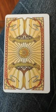 Cartas de Tarot Golden Art Nouveau, guía mística, división de entretenimiento, soportes de juego de mesa, venta al por mayor, 78 hojas/caja