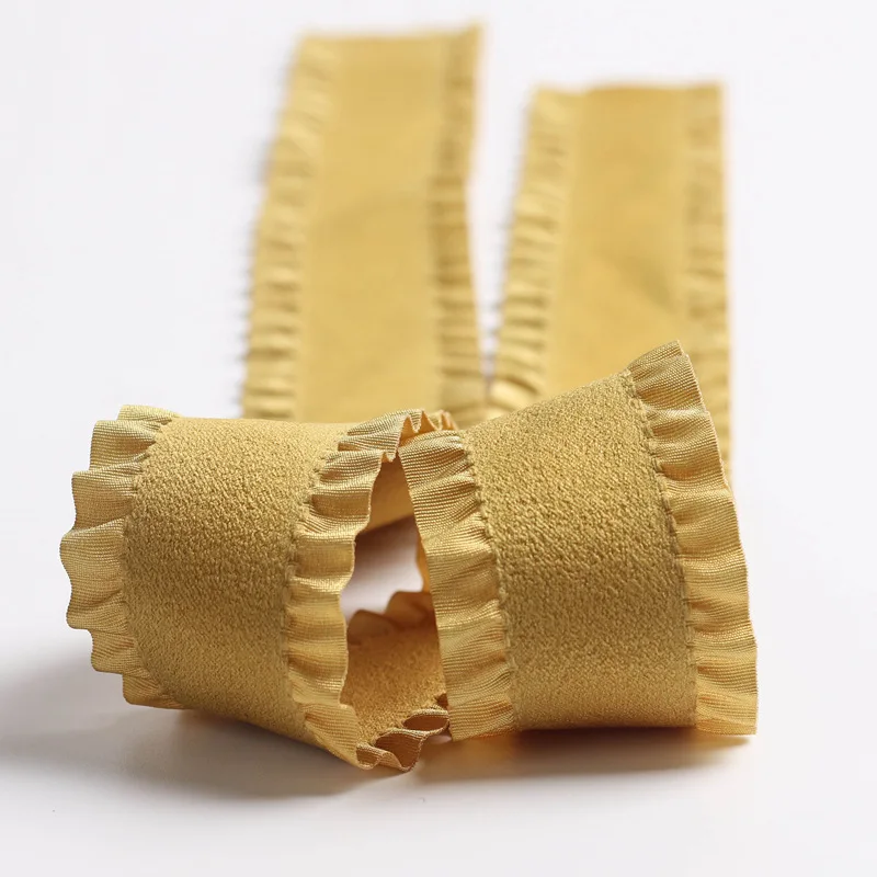 Проводная бархатная лента для шитья двусторонняя матовая замшевая повязка на